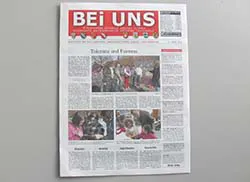 Zeitung im Halbformat/Tabloid